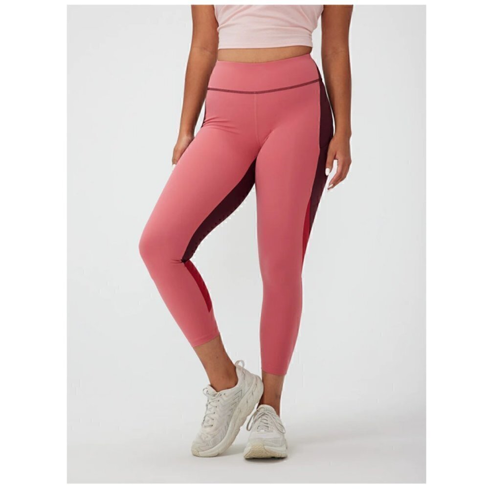 Outdoor Voices Zoom 7/8 SuperForm Leggings Desert Rose Pomegranate Size XS NWT